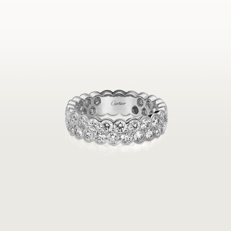 ehering von broderie de cartier zweireihig diamanten