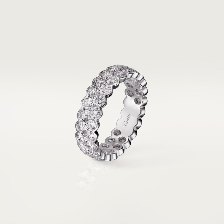 ehering von broderie de cartier zweireihig diamanten