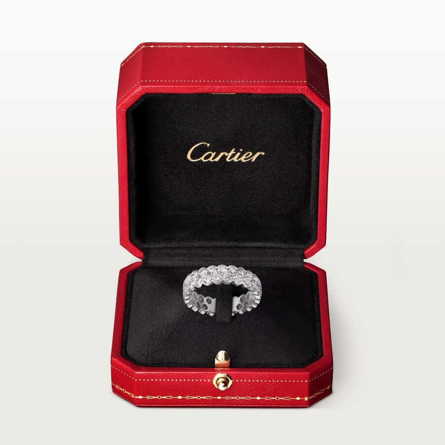 ehering von broderie de cartier zweireihig diamanten