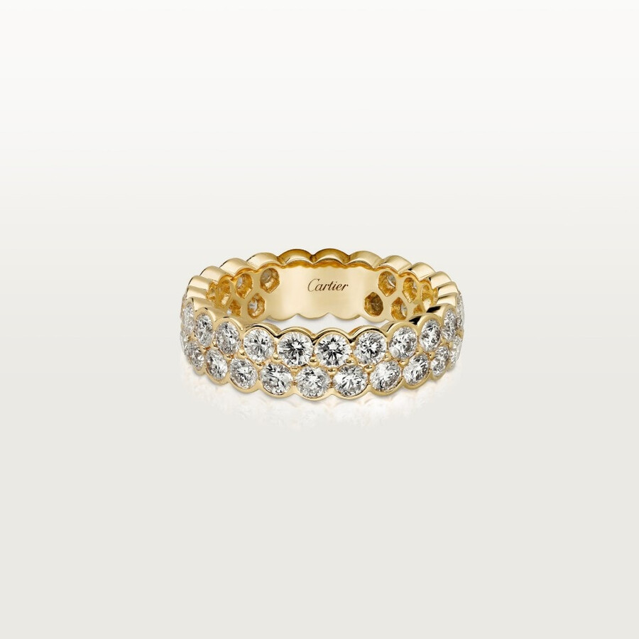ehering von broderie de cartier zweireihig diamanten