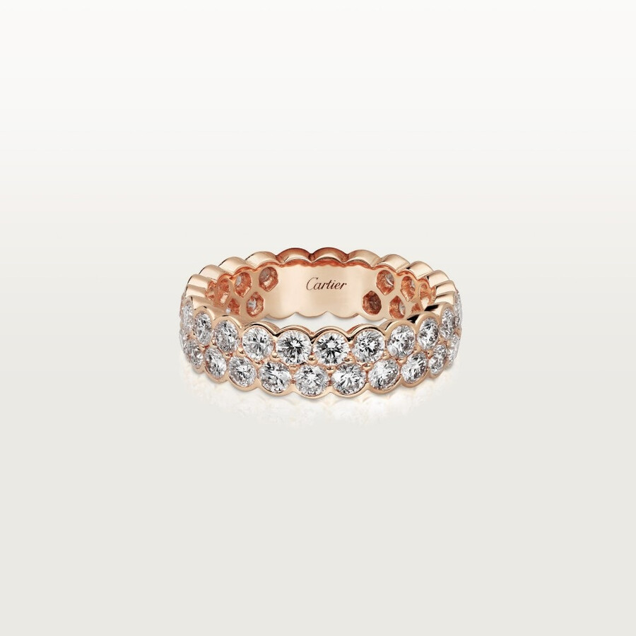ehering von broderie de cartier zweireihig diamanten
