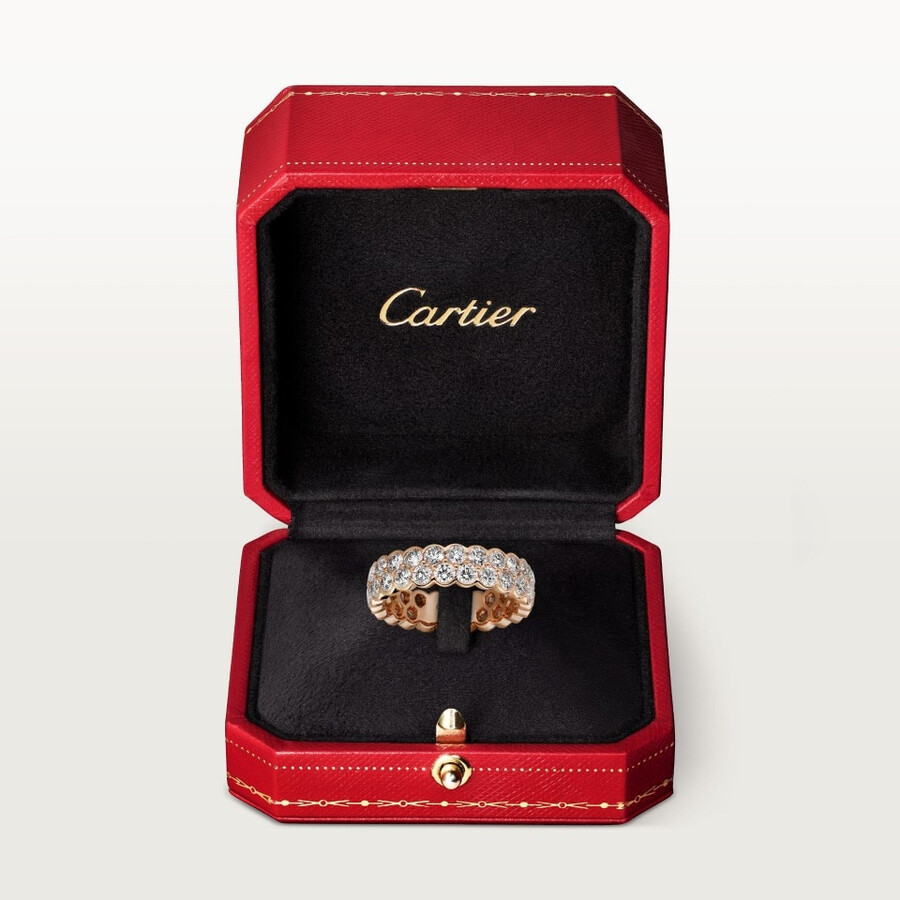 ehering von broderie de cartier zweireihig diamanten