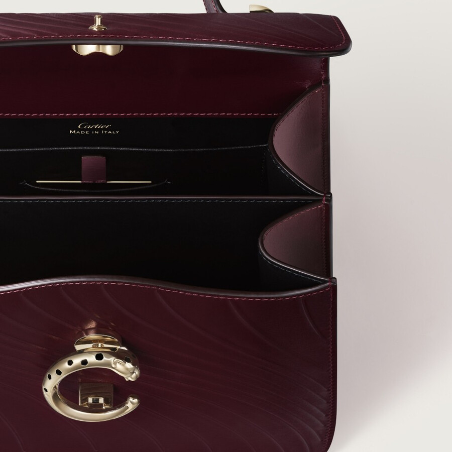 kleine modell-henkeltasche panthère c de cartier