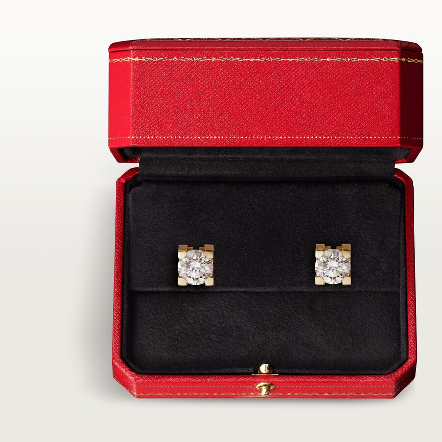 c de cartier ohrstecker 2 brillanten