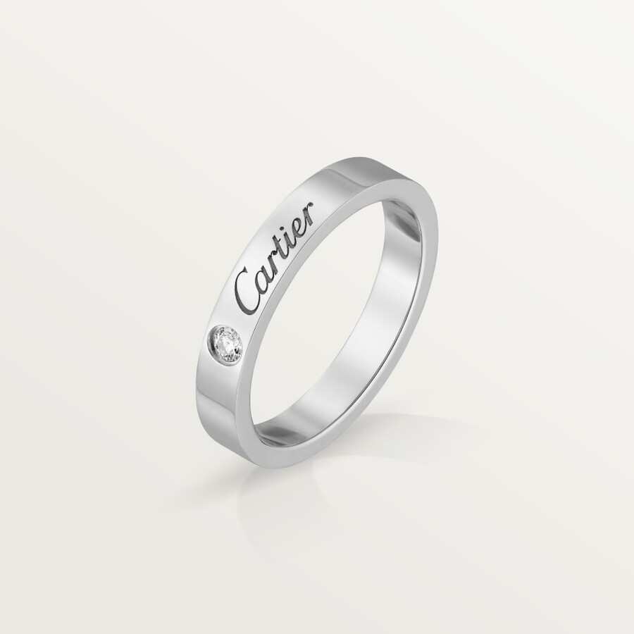 c de cartier ehering 3 mm breit 1 diamant