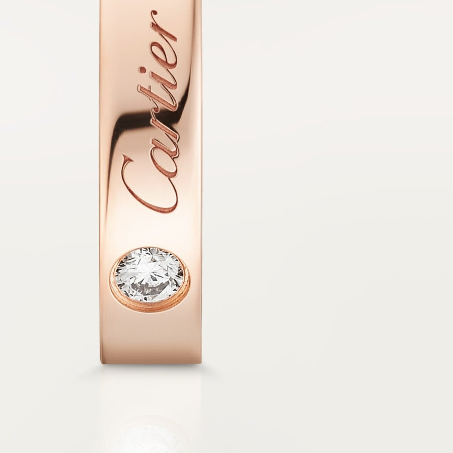 c de cartier ehering 3 mm breit 1 diamant