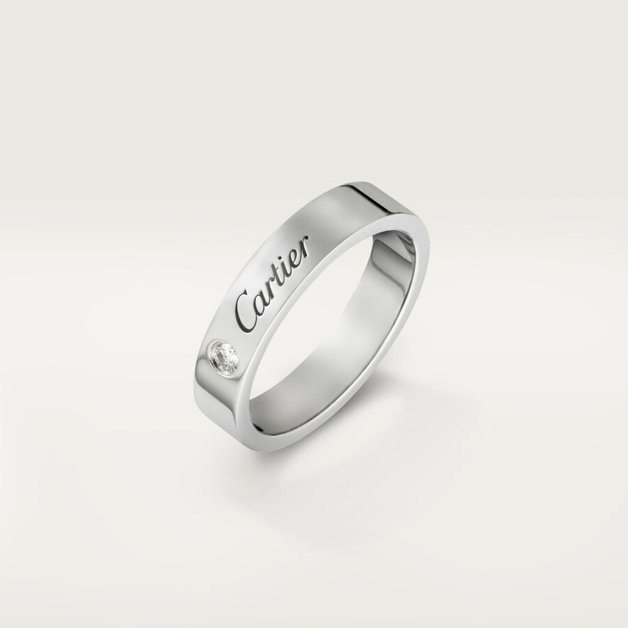 c de cartier ehering 4 mm breit 1 diamant
