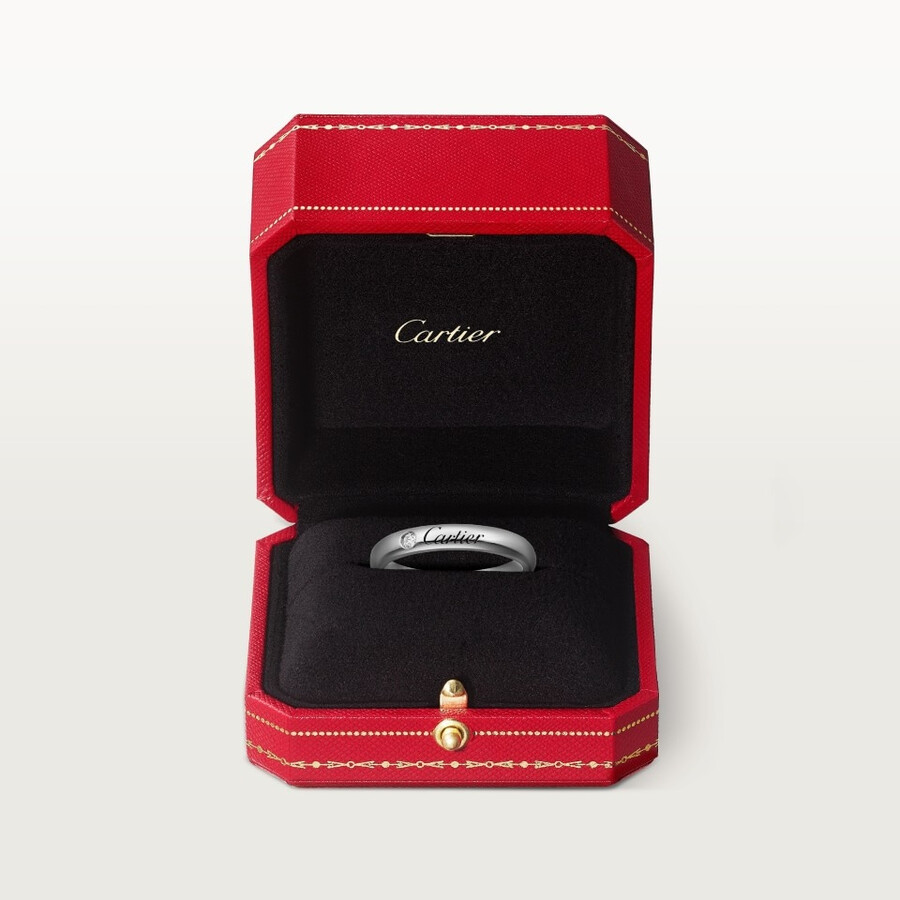 c de cartier ehering 3 mm breit 1 diamant