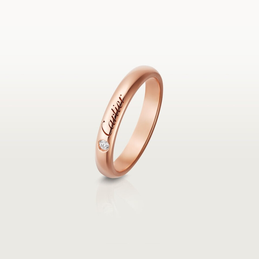 c de cartier ehering 3 mm breit 1 diamant