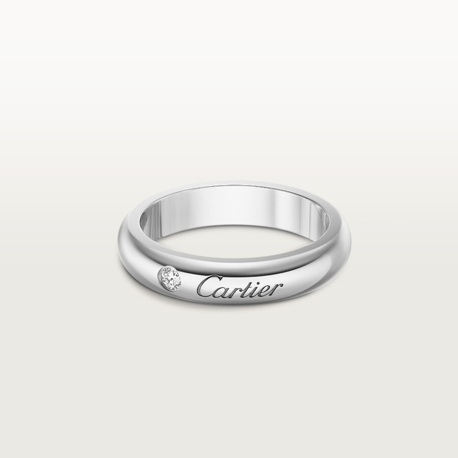 c de cartier ehering 4 mm breit 1 diamant