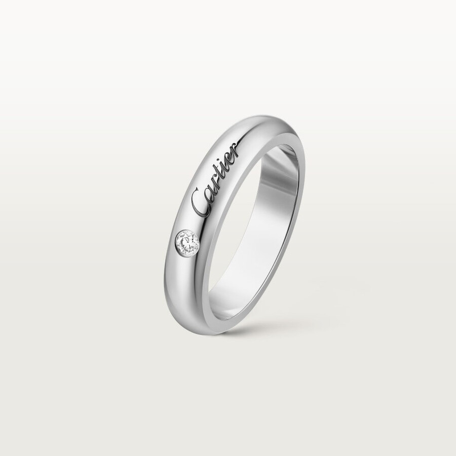 c de cartier ehering 4 mm breit 1 diamant