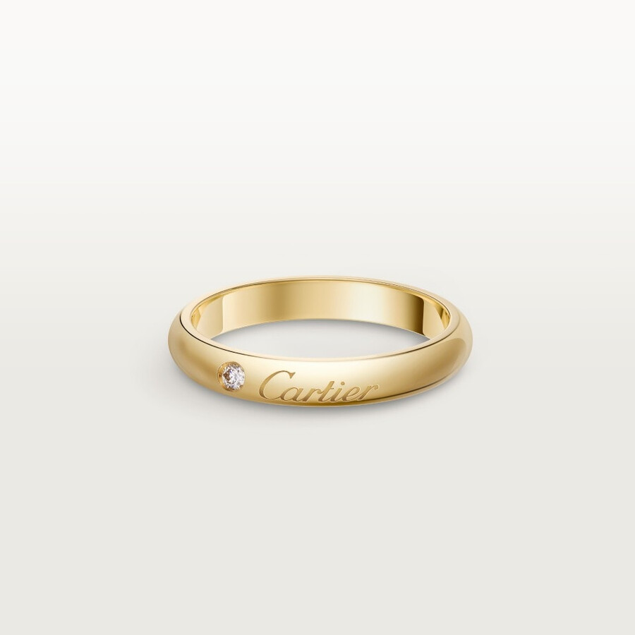 c de cartier ehering 3 mm breit 1 diamant