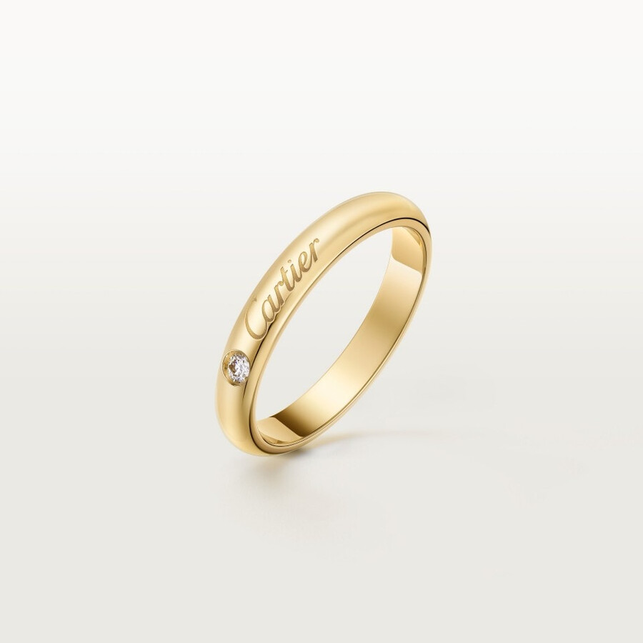 c de cartier ehering 3 mm breit 1 diamant