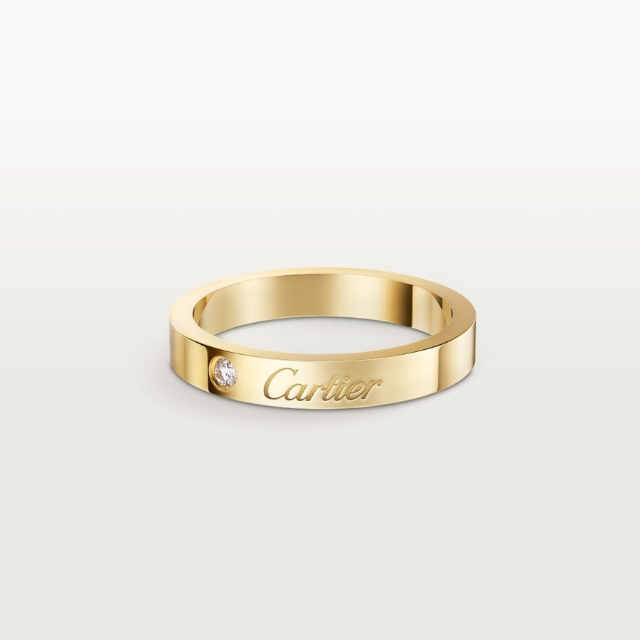 c de cartier ehering 3 mm breit 1 diamant