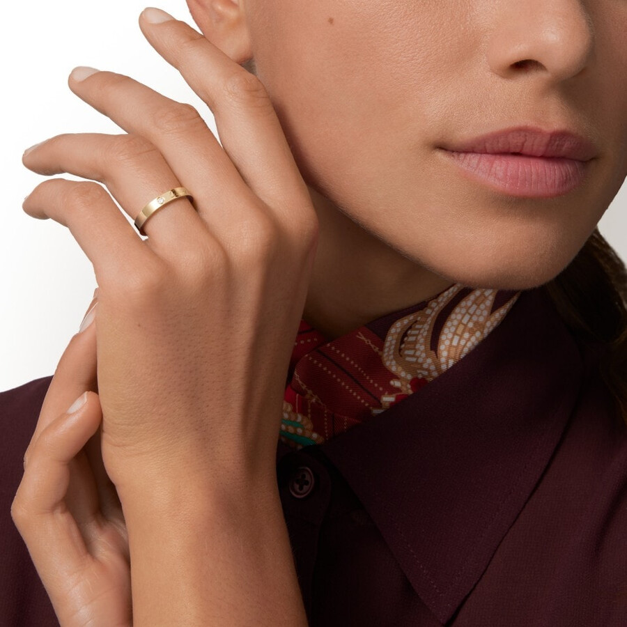 c de cartier ehering 3 mm breit 1 diamant