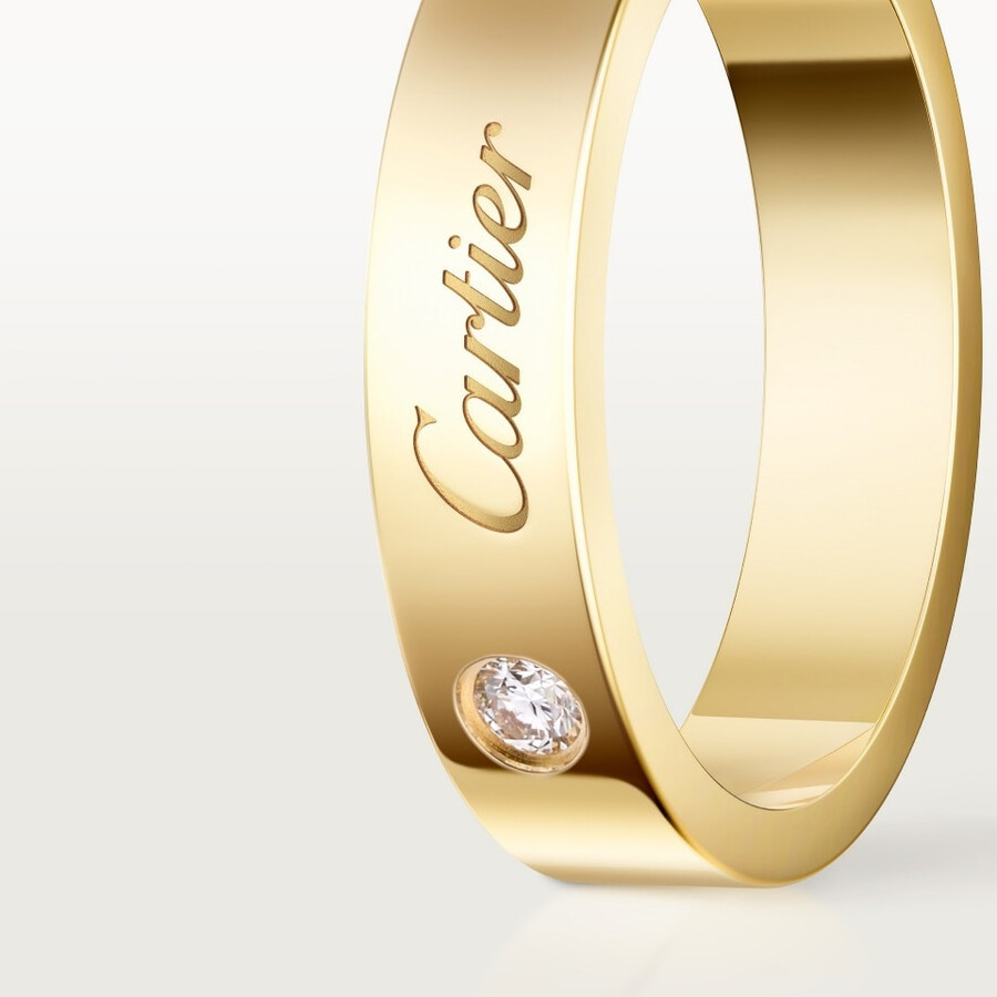 c de cartier ehering 4 mm breit 1 diamant