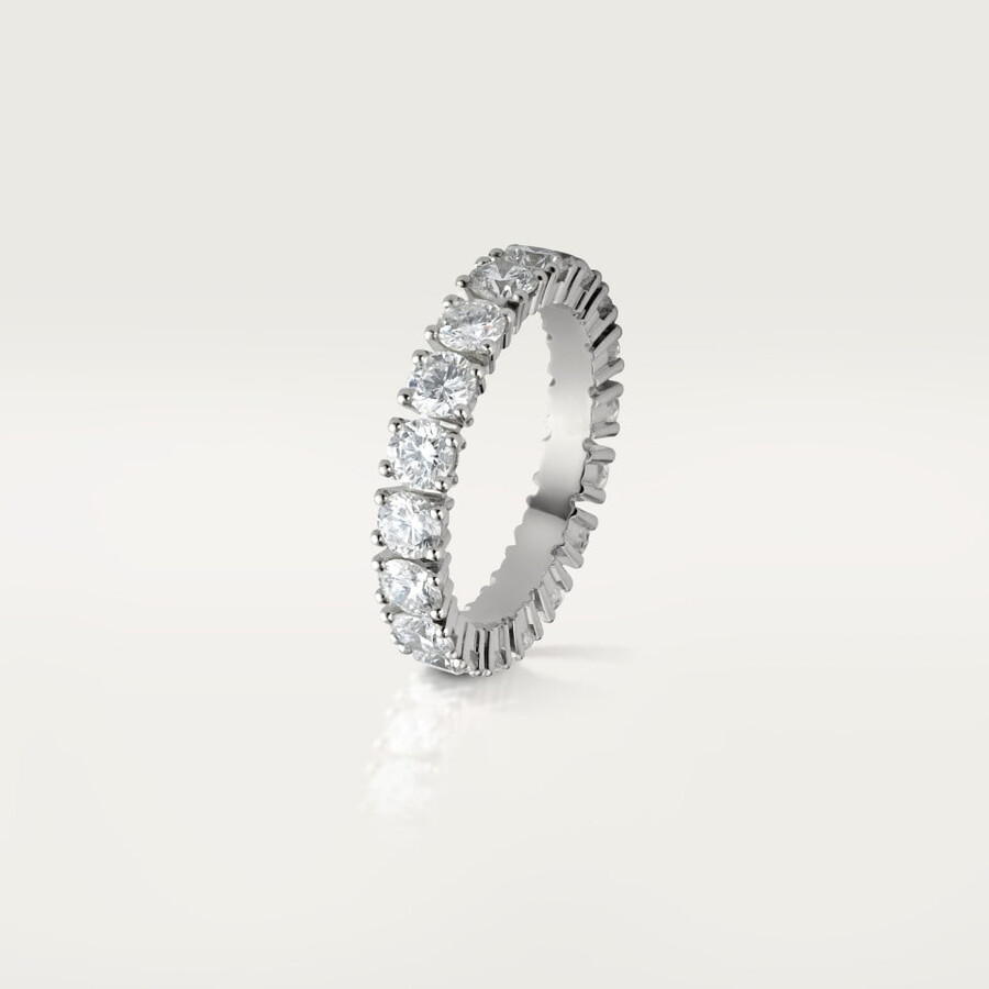 cartier destinée ehering 41 mm breit mit pavé-fassung