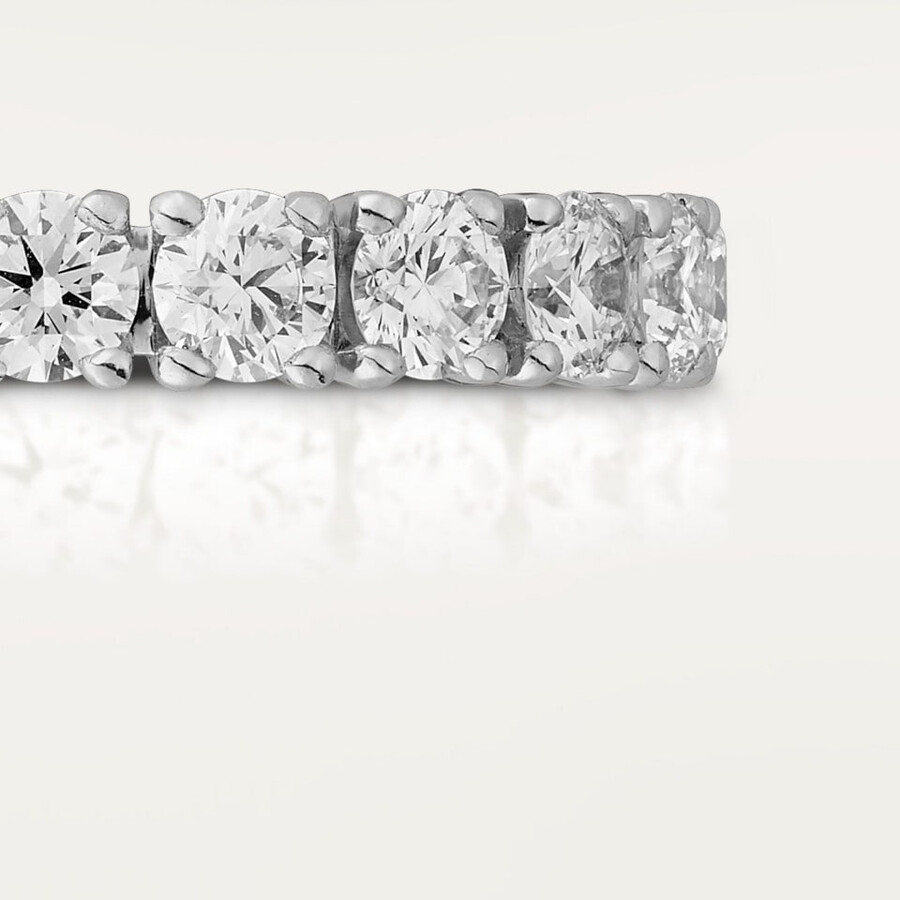 cartier destinée ehering 41 mm breit mit pavé-fassung
