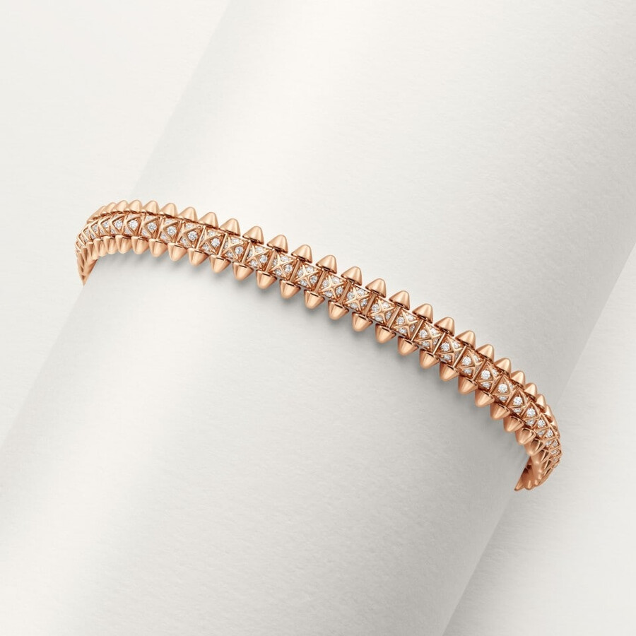 clash de cartier armband flexibel kleines modell mit pavé-fassung