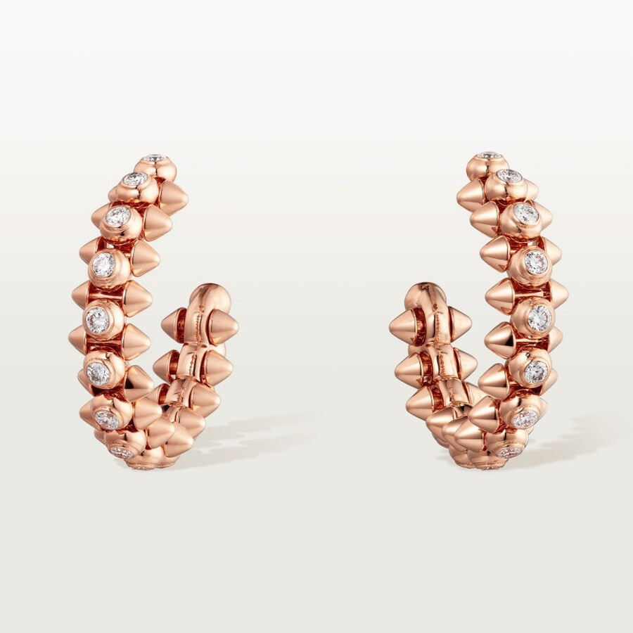 clash de cartier creolen mittleres modell diamanten