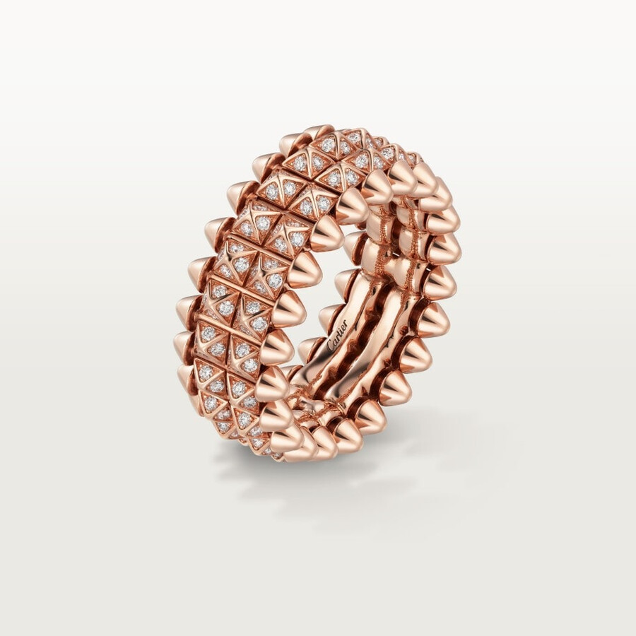 clash de cartier ring zweireihig gepflastert