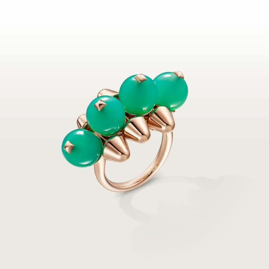 clash de cartier ring chrysopras extra großes modell