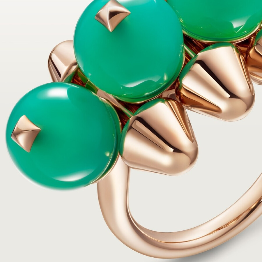 clash de cartier ring chrysopras extra großes modell