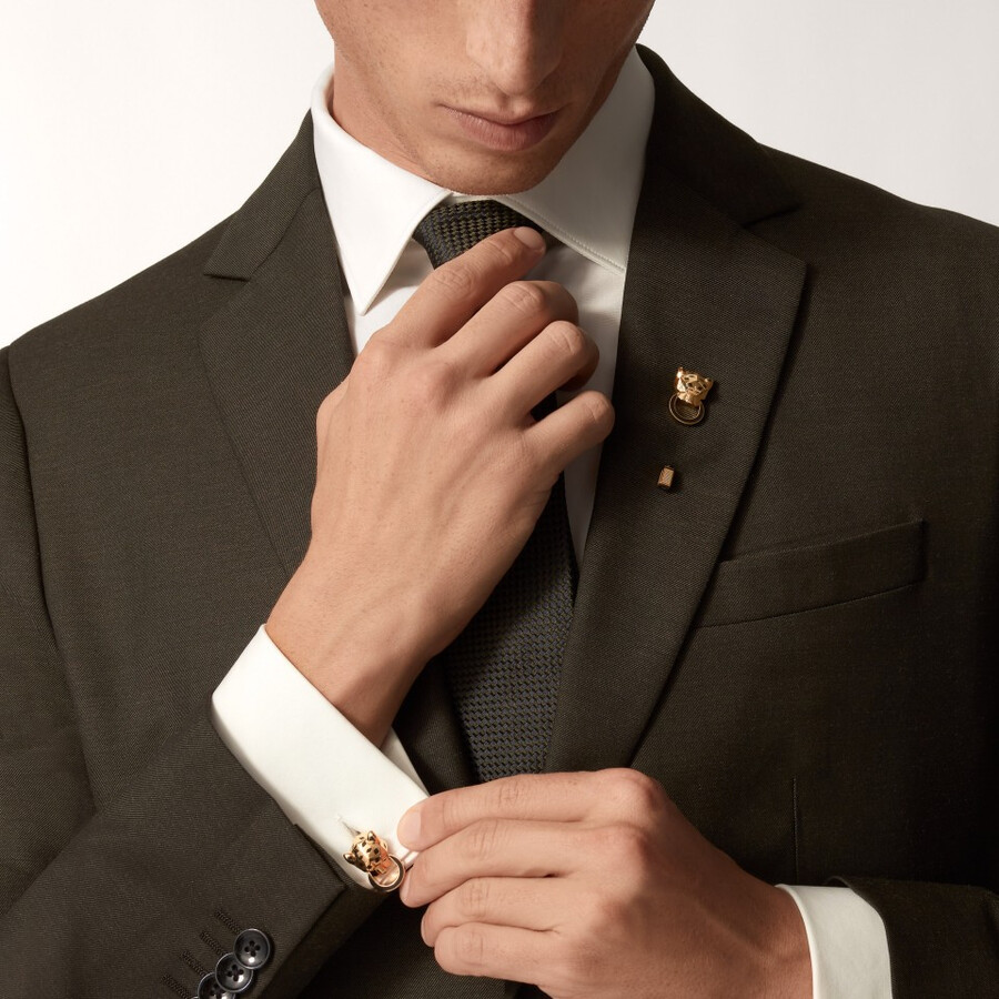 cartier panthère manschettenknöpfe