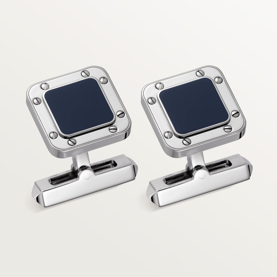 santos de cartier manschettenknöpfe stift und portemonnaie-set