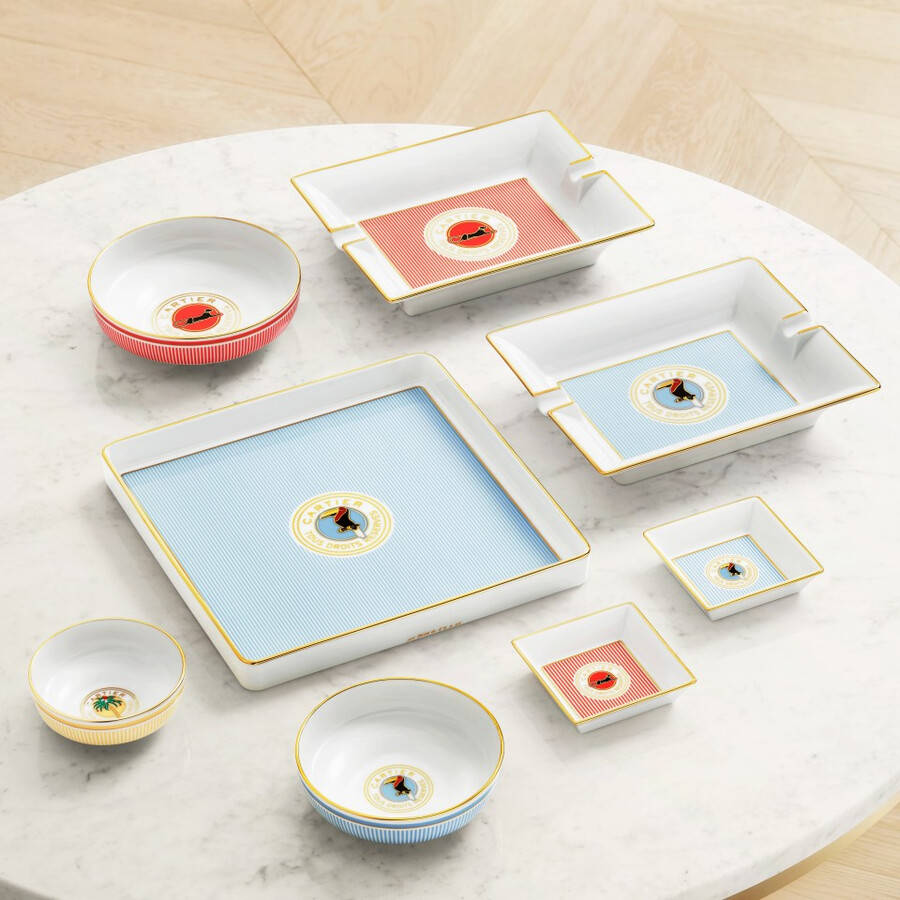 cartier characters aschenbecher