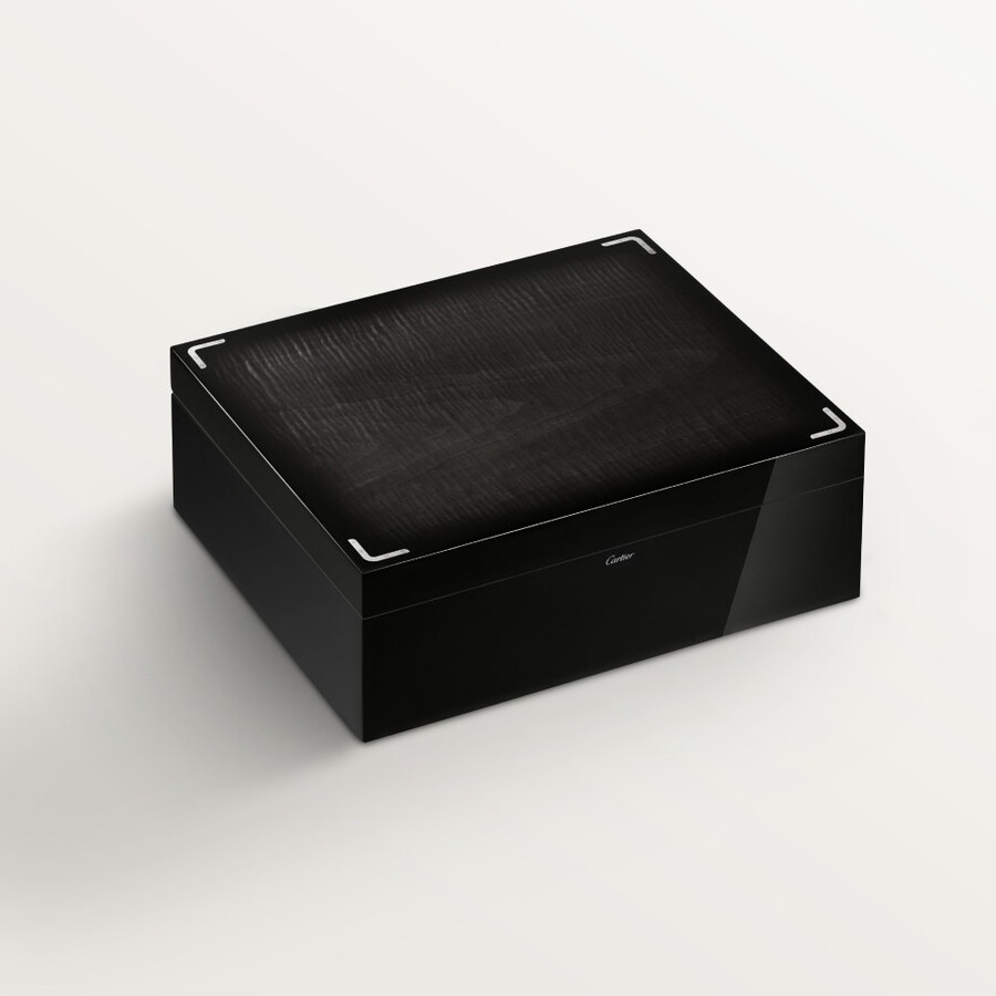 santos de cartier sechs-uhren- und manschettenknopf-box