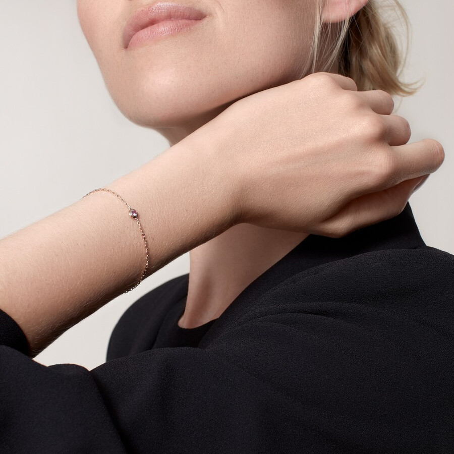 cartier damour armband rosa saphir