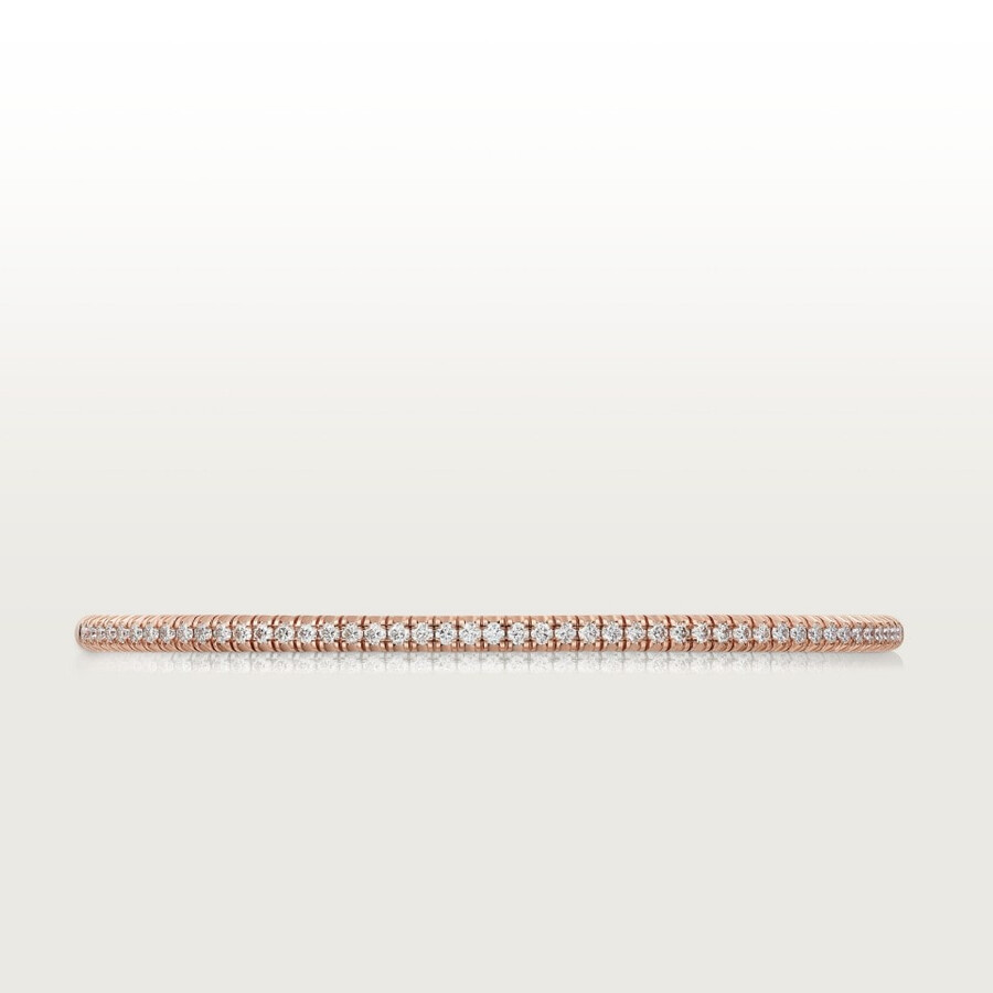 etincelle de cartier armband halb mit pavé-fassung