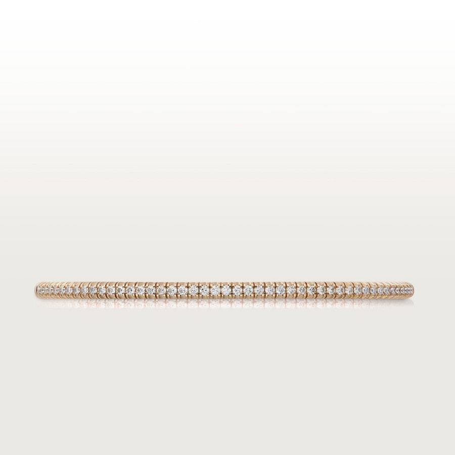 etincelle de cartier armband halb mit pavé-fassung
