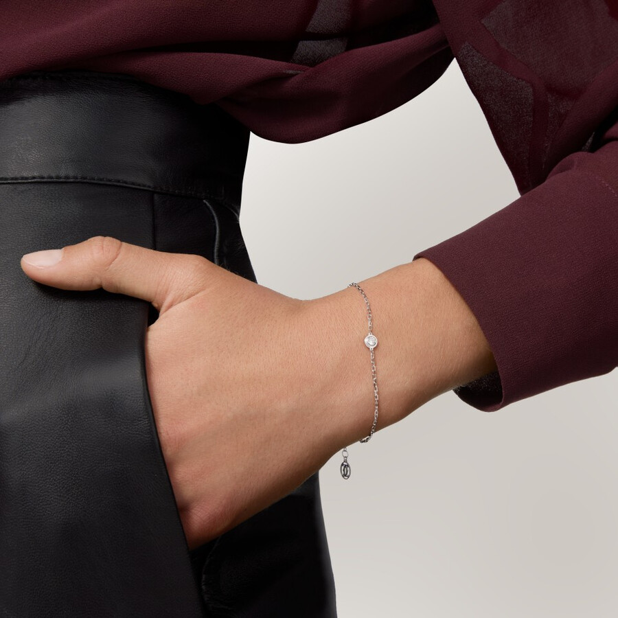 cartier damour armband diamant mittleres modell