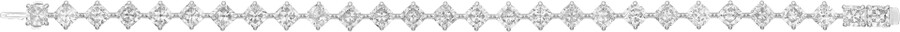 armband der essential lines-kollektion diamanten im kissenschliff