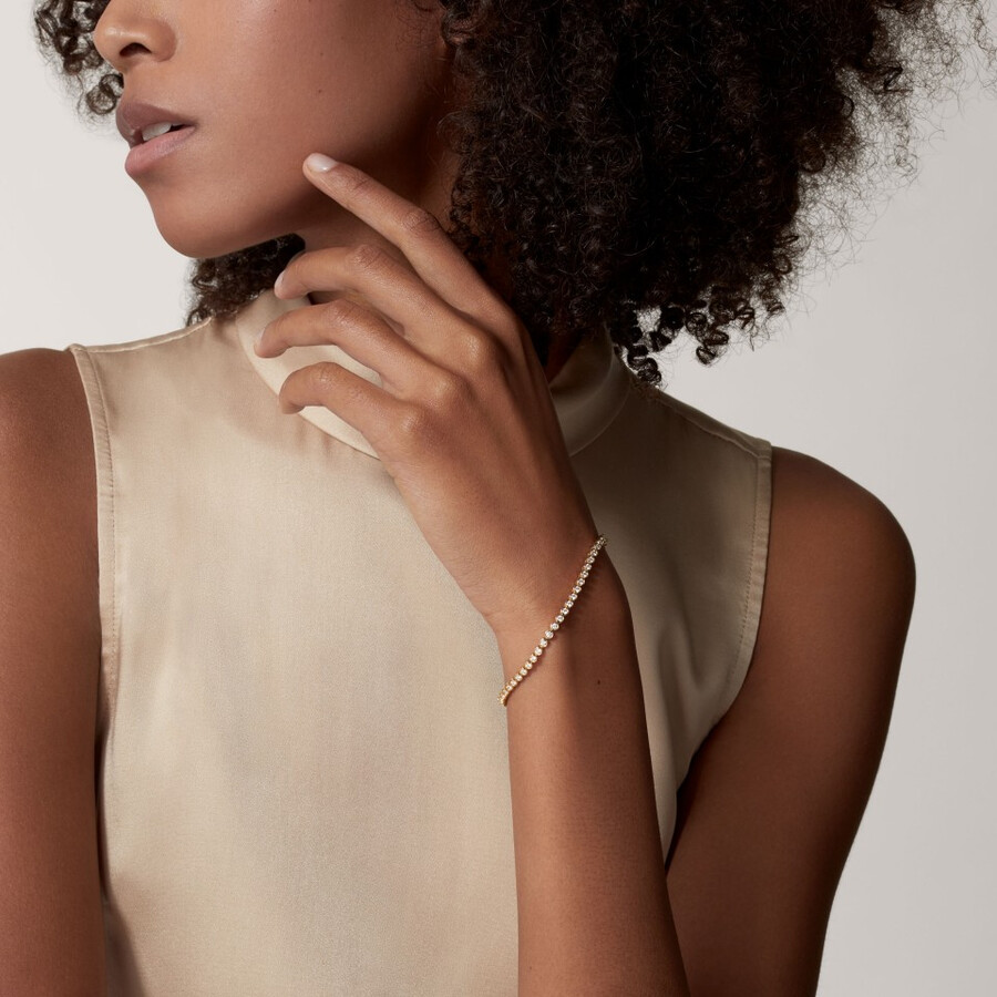 lignes essentielles armband diamanten im brillantschliff