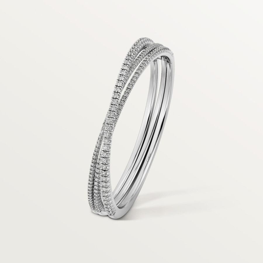 etincelle de cartier armband halb mit pavé-fassung