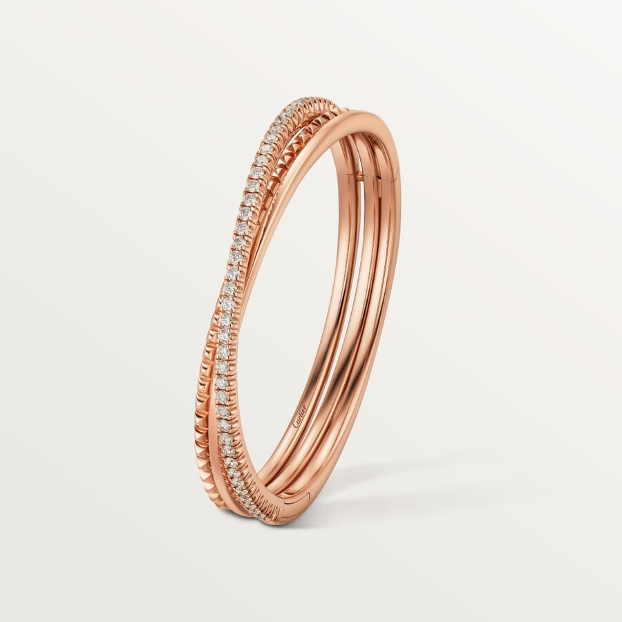 etincelle de cartier armband halb mit pavé-fassung