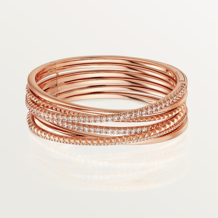 etincelle de cartier armband halb mit pavé-fassung