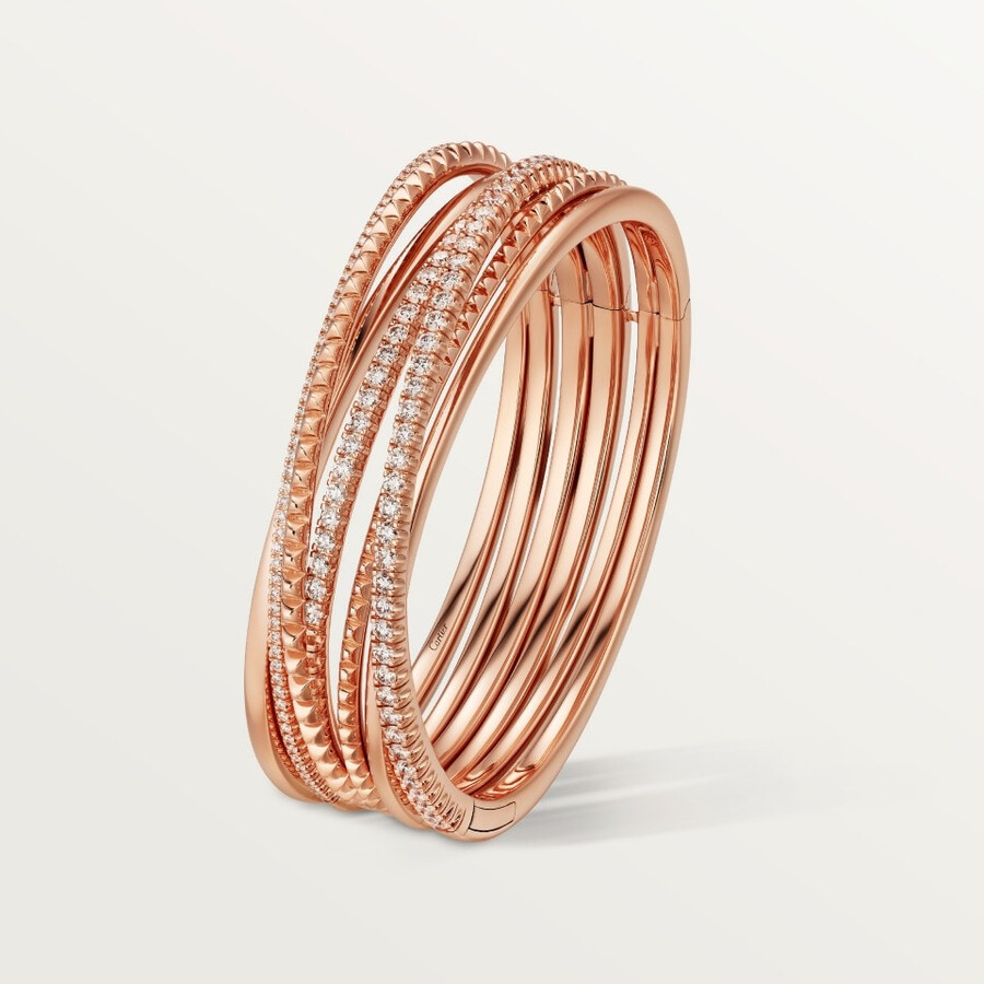 etincelle de cartier armband halb mit pavé-fassung