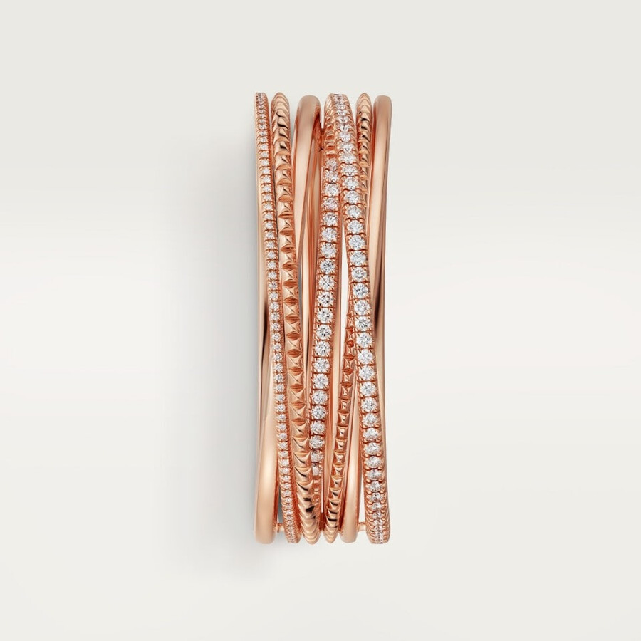 etincelle de cartier armband halb mit pavé-fassung