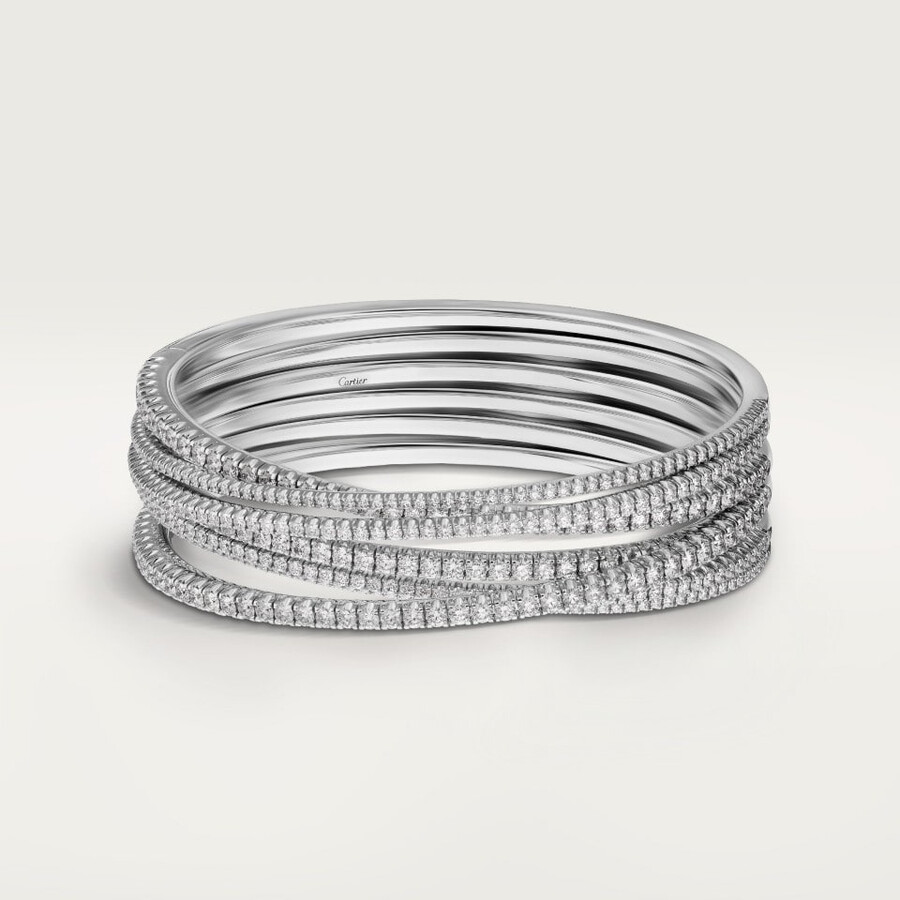 etincelle de cartier armband halb mit pavé-fassung