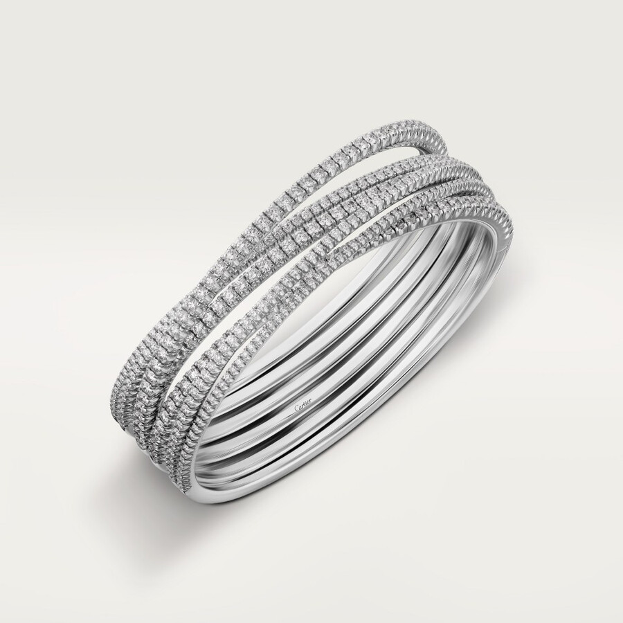 etincelle de cartier armband halb mit pavé-fassung