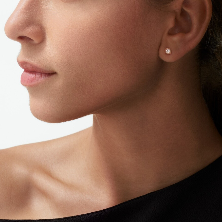 cartier damour ohrstecker 2 diamanten mittleres modell