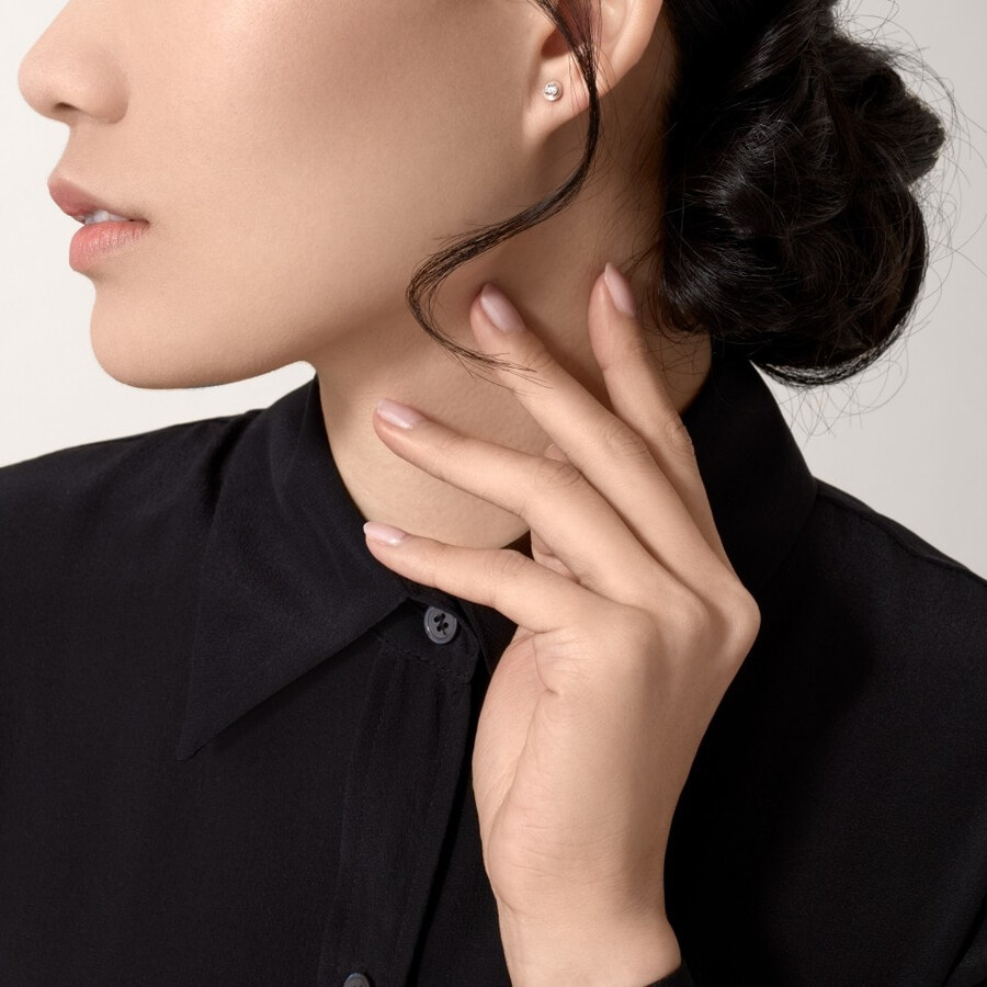 cartier damour ohrstecker 2 diamanten mittleres modell