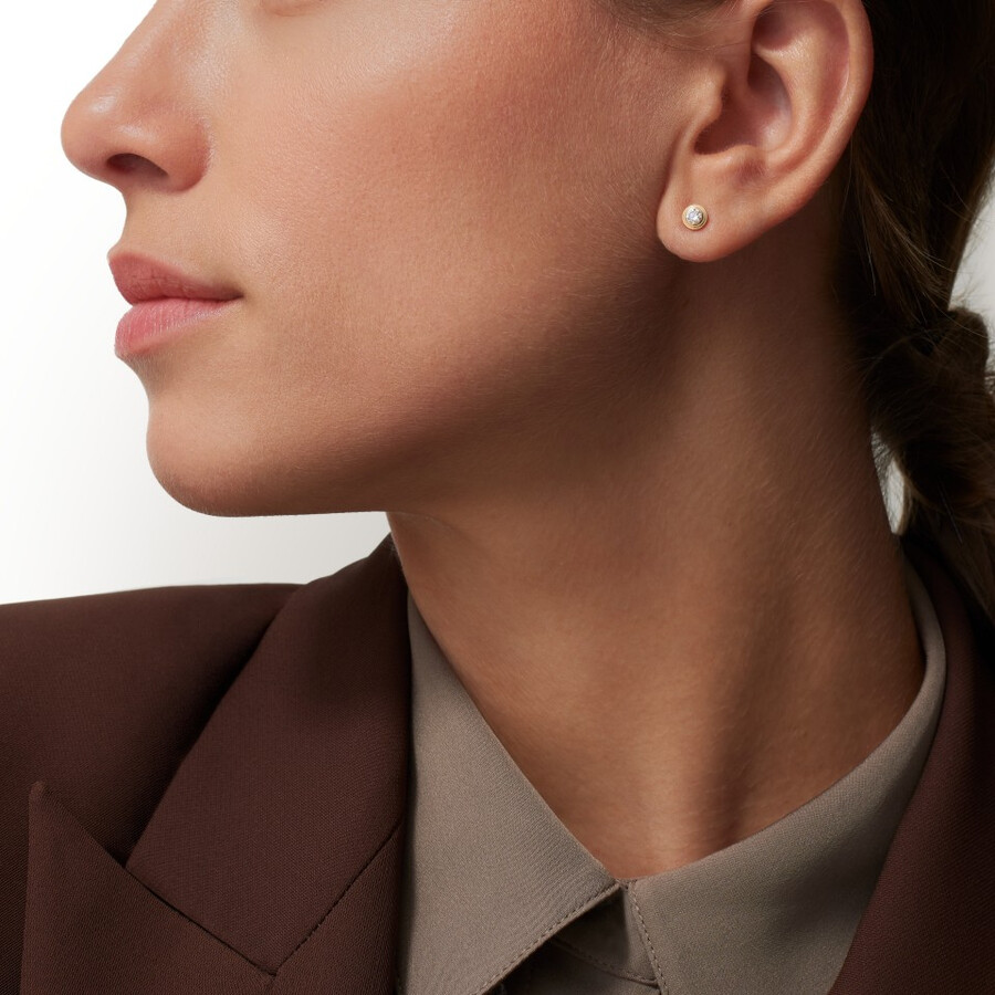 cartier damour ohrstecker 2 diamanten mittleres modell