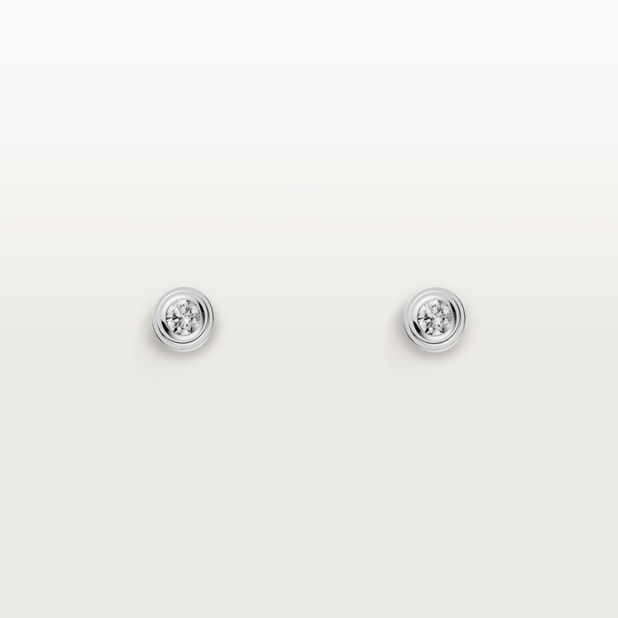 cartier damour ohrstecker 2 diamanten mini-modell