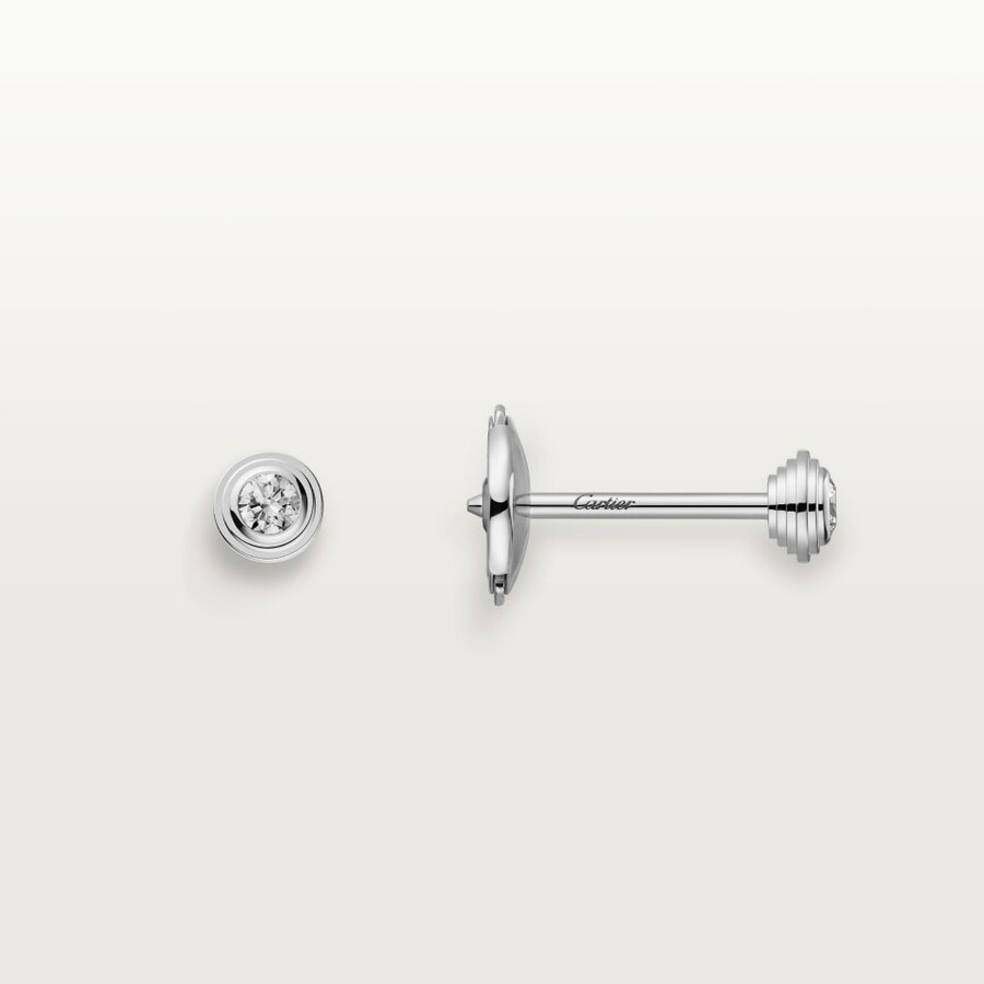 cartier damour ohrstecker 2 diamanten mini-modell