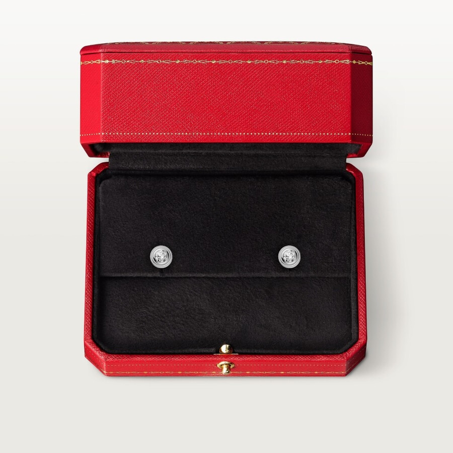 cartier damour ohrstecker 2 diamanten mini-modell